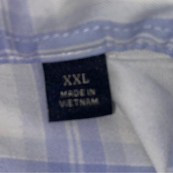 FAHERTY $158 Movement Shirt - Iris River Plaid. XXL EUC - Picture 8 of 16